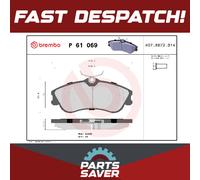 Brake Pads Set fits CITROEN BERLINGO 1.6 Front 01 to 11 Brembo 1617273180 425213