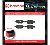 Brake Pads Set fits CITROEN BERLINGO MULTISPACE B9 1.2 Front 2016 on HNZ(EB2DT)