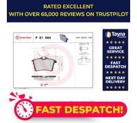 Brake Pads Set fits CITROEN BERLINGO MULTISPACE B9 Rear 2017 on Y4F1 Brembo New