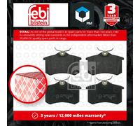 febi bilstein 16146 Brake Pad Set, 1 unit