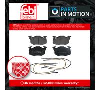 Brake pads Front Axle 16291 FEBI BILSTEIN for CITROËN PEUGEOT