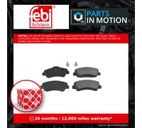 Brake Pads Set fits PEUGEOT 308 Mk1, Mk2 1.6D Front 13 to 21 1608691380 Febi New