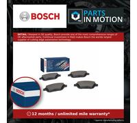 Brake Pads Set fits CITROEN C4 X Front 1.2 1.5D 2022 on Bosch 1611140580 Quality