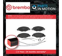 Brake Pads Set fits CITROEN C5 Mk1, Mk2 2.2D Front 2001 on Brembo 1617274180 New