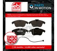 Brake pads Front Axle 16889 FEBI BILSTEIN for PEUGEOT CITROËN