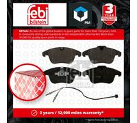 Febi Bilstein 16889 Disc Brake Brake Pad Set Fits Peugeot 508 SW 1.6 1.6 HDi