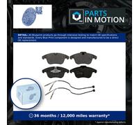 Brake Pads Set fits CITROEN C5 Mk3 2.0D Front 2008 on Blue Print 1609253180 New