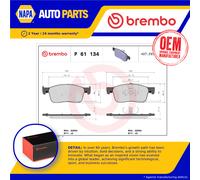 Brake Pads Set fits CITROEN DISPATCH 2.0D Front 2016 on Brembo 1613260780 New