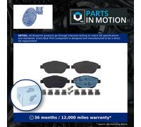 Brake Pads Set fits CITROEN DS3 THP, VTi Front 09 to 15 Blue Print 1607083180