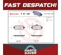 Brake Pads Set fits CITROEN DS4 1.6D Front 11 to 15 Brembo 1611840080 1617273280