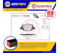 Brake Pads Set fits CITROEN E-MEHARI Rear 2016 on Brembo 1618111480 Quality New