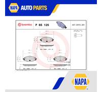 Brake Pads Set fits CUPRA FORMENTOR KM7 Front 1.4 1.5 2.0 2.0D 2020 on Brembo