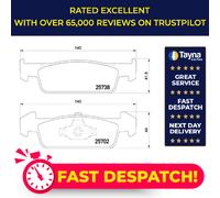 Brake Pads Set fits DACIA LOGAN Mk2 1.2 Front 2012 on Brembo 410609646R Quality