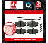 Brake Pads Set fits DACIA SANDERO 1.6 Front 2008 on 410602192R 6001547619 Febi