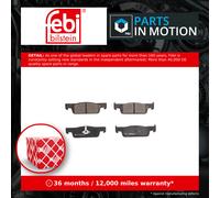 Brake Pads Set fits DACIA SANDERO Mk2 1.5D Front 2012 on 410600222R Febi Quality