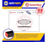 Brake Pads Set fits DAEWOO MATIZ 1.0 Front 2003 on B10S Brembo 96273708 96281945