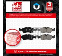 Febi Bilstein 16030 Disc Brake Brake Pad Set Fits Vauxhall Cavalier 2.0 SRi