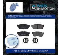 Blue Print Brake Pads ADD64233 Front Axle for DAIHATSU, SUBARU