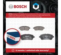 Brake Pads Set fits DAIHATSU SIRION M3 1.0 Front 05 to 13 1KR-FE Genuine Bosch
