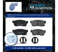 Brake Pads Set fits DAIHATSU SIRION M3, M301 1.3 Front 2005 on K3-VE Blue Print