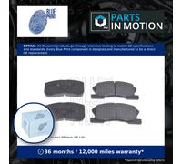 Brake Pads Set fits PERODUA KENARI L9 1.0 Front 00 to 09 EJ-DE Blue Print New