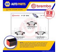Brake Pads Set fits DODGE DURANGO WD 5.7 Rear 2011 on EZH Brembo V2012386AA New