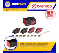 Brake Pads Set fits DS DS3 CROSSBACK 1.2 Front 2018 on Brembo 1607083180 Quality