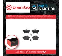 Brake Pads Set fits DS DS4 CROSSBACK 100, 120 1.6D Rear 15 to 18 Brembo Quality