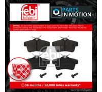 Brake Pads Set fits DS DS4 CROSSBACK Rear 1.2 1.6 1.6D 2.0D 15 to 18 1611838080