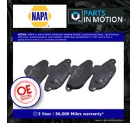 NAPA Front Brake Pad Set fits Fiat 500 2007 on 1.2