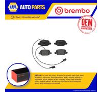 Brake Pads Set fits FIAT 500 312 9 Rear 2013 on Brembo 77365754 77367241 Quality