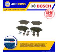Brake Pads Set fits FIAT 500L 199LYB1B 1.4 Front 2012 on 843A1.000 Genuine Bosch