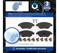 Brake Pads Set fits VAUXHALL CORSA D 1.3D Front 2006 on Blue Print 093189816 New