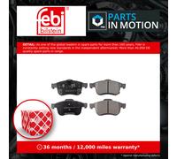 Brake pads Front Axle 116253 FEBI BILSTEIN for FIAT 500L