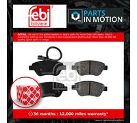 Brake Pads Set fits FIAT BRAVO Mk2 198AXA 1.4 Front 07 to 14 192B2.000 71752983