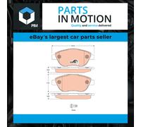 TRW GDB1750 Brake pad set