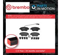 Brake Pads Set fits FIAT DOBLO 223 1.4 Front 2005 on 350A1.000 Brembo Quality