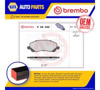 Brake Pads Set fits FIAT DOBLO 263 1.3D Front 2016 on Brembo Quality Guaranteed