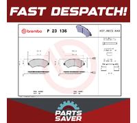 Brake Pads Set fits FIAT DUCATO 250 2.2D Front 2006 on Automatic Transmission
