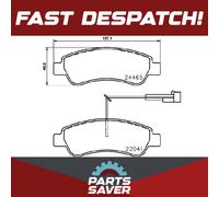 Brake Pads Set fits FIAT DUCATO 250 2.2D Rear 2006 on Brembo 00000077366679 New