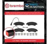 Brake Pads Set fits FIAT DUCATO 250 3.0 Rear 2009 on Brembo 00000077366679 New