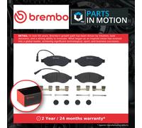 Brake Pads Set fits FIAT DUCATO 250 3.0D Front 2006 on Brembo 6001073131 Quality