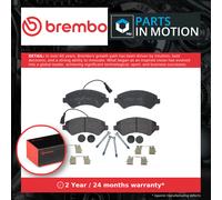 Brake Pads Set fits FIAT DUCATO 250 3.0D Front 2006 on Brembo 71770040 71770042