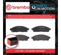 Brake Pads Set fits FIAT FULLBACK 2.4D Front 2016 on 4N15 Brembo 0006000611054