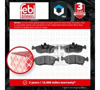 Brake Pads Set fits LANCIA YPSILON 312 1.2 Front 2011 on 169A4.000 77365927 Febi