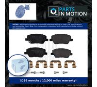 Brake Pads Set fits FIAT TIPO 356, 357 1.4 Front 2015 on 843A1.000 Blue Print