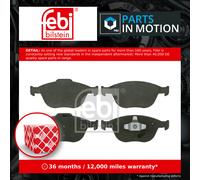 Brake Pads Set fits FORD FIESTA Mk5 ST150 2.0 Front 05 to 08 N4JB 1359884 Febi