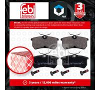 Brake Pads Set fits FORD FOCUS 2.0 Rear 98 to 04 1075565 C1BC2M007AA 1107698 New