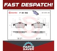 Brake Pads Set fits FORD FOCUS Rear 04 to 20 Brembo 1233679 3M5Z2200H AV6Z2200D