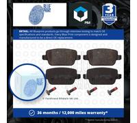 Rear Brake Pads Focus Set Kit Fits Ford 1 756 395 Blue Print ADJ134219